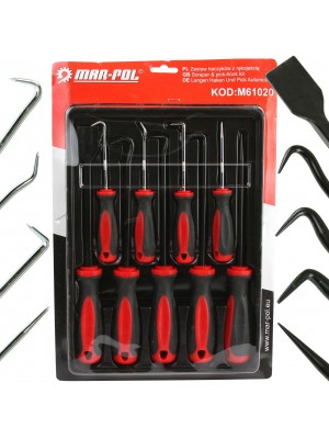 Āķu un skrāpju komplekts 9gab. (M61020)